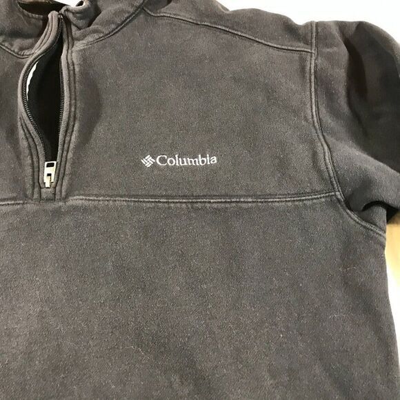Columbia 1/4 zip‎ gray sweatshirt Large - Picture 3 of 6